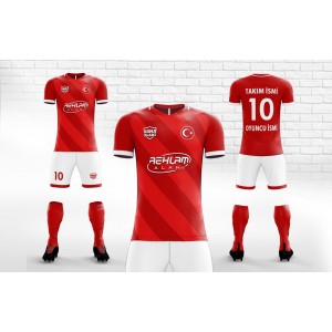 Dijital Baskı Erkek Futbol Forma - 179